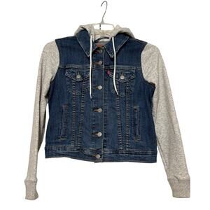 Levi's Women's Hybrid Hoodie Trucker Jacket, Size M